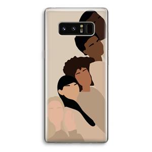 CaseCompany Sweet creatures: Samsung Galaxy Note 8 Transparant Hoesje