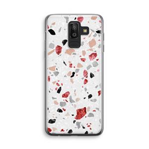 CaseCompany Terrazzo N°12: Samsung Galaxy J8 (2018) Transparant Hoesje
