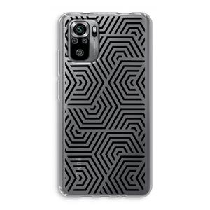 CaseCompany Magic pattern: Xiaomi Redmi Note 10S Transparant Hoesje