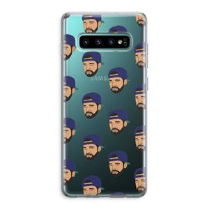CaseCompany Drake Away: Samsung Galaxy S10 Plus Transparant Hoesje