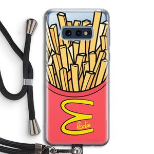 CaseCompany McElodie: Samsung Galaxy S10e Transparant Hoesje met koord