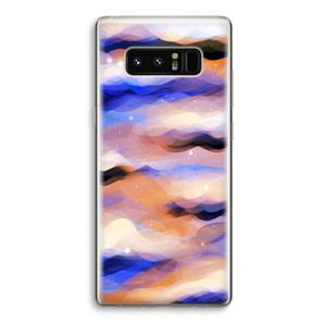 CaseCompany Donkere Wolken: Samsung Galaxy Note 8 Transparant Hoesje