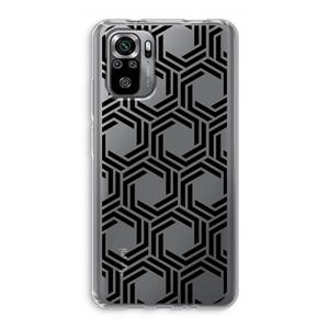 CaseCompany Geometrisch patroon: Xiaomi Redmi Note 10S Transparant Hoesje