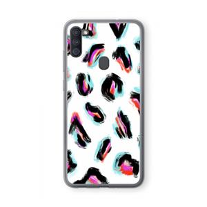 CaseCompany Cheetah color: Samsung Galaxy A11 Transparant Hoesje