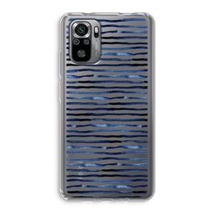 CaseCompany Verrassende lijnen: Xiaomi Redmi Note 10S Transparant Hoesje