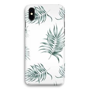 CaseCompany Simple leaves: iPhone Xs Volledig Geprint Hoesje