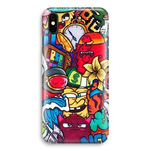 CaseCompany No Rules: iPhone X Volledig Geprint Hoesje