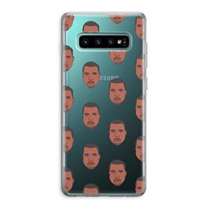 CaseCompany Kanye Call Me℃: Samsung Galaxy S10 Plus Transparant Hoesje