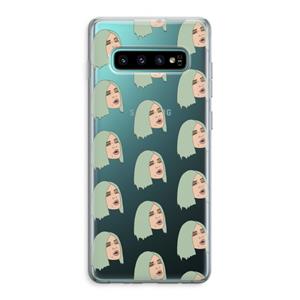 CaseCompany King Kylie: Samsung Galaxy S10 Plus Transparant Hoesje