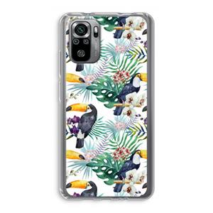 CaseCompany Tukans: Xiaomi Redmi Note 10S Transparant Hoesje