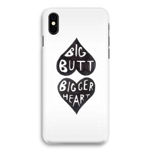 CaseCompany Big butt bigger heart: iPhone Xs Volledig Geprint Hoesje