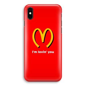 CaseCompany I'm lovin' you: iPhone Xs Volledig Geprint Hoesje