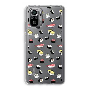 CaseCompany Sushi time: Xiaomi Redmi Note 10S Transparant Hoesje