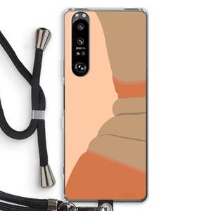 CaseCompany Bikini: Sony Xperia 1 III Transparant Hoesje met koord