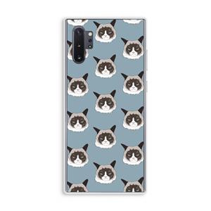 CaseCompany It's a Purrr Case: Samsung Galaxy Note 10 Plus Transparant Hoesje