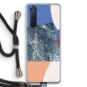 CaseCompany Billy: Sony Xperia 5 II Transparant Hoesje met koord