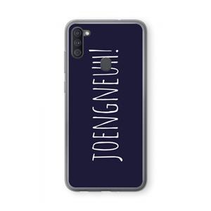 CaseCompany Joengneuh!: Samsung Galaxy A11 Transparant Hoesje