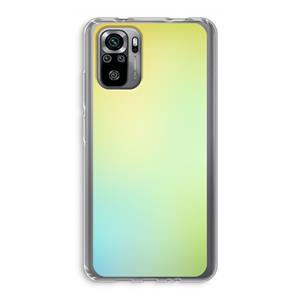 CaseCompany Minty mist pastel: Xiaomi Redmi Note 10S Transparant Hoesje
