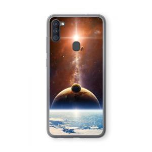 CaseCompany Omicron 2019: Samsung Galaxy A11 Transparant Hoesje