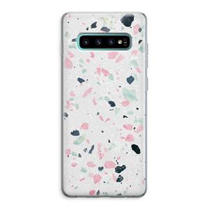 CaseCompany Terrazzo N°3: Samsung Galaxy S10 Plus Transparant Hoesje