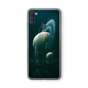 CaseCompany Mercurius: Samsung Galaxy A11 Transparant Hoesje