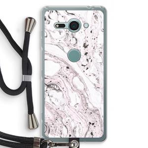 CaseCompany Mengelmoes: Sony Xperia XZ2 Compact Transparant Hoesje met koord