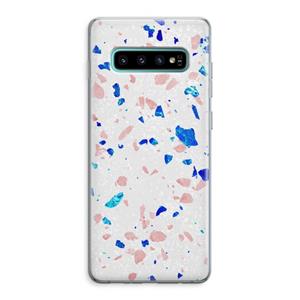 CaseCompany Terrazzo N°6: Samsung Galaxy S10 Plus Transparant Hoesje