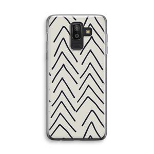 CaseCompany Marrakech Arrows: Samsung Galaxy J8 (2018) Transparant Hoesje