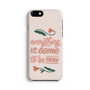 CaseCompany Optimistic flower girl: Volledig geprint iPhone SE 2020 Hoesje