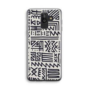CaseCompany Marrakech print: Samsung Galaxy J8 (2018) Transparant Hoesje