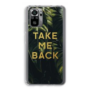 CaseCompany Take me back: Xiaomi Redmi Note 10S Transparant Hoesje