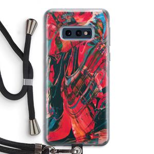 CaseCompany Endless Descent: Samsung Galaxy S10e Transparant Hoesje met koord