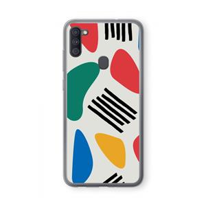 CaseCompany Illustratieve pop 1: Samsung Galaxy A11 Transparant Hoesje