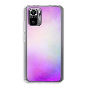 CaseCompany Clouds pastel: Xiaomi Redmi Note 10S Transparant Hoesje