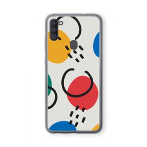CaseCompany Illustratieve pop 3: Samsung Galaxy A11 Transparant Hoesje