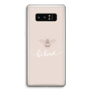 CaseCompany Be(e) kind: Samsung Galaxy Note 8 Transparant Hoesje