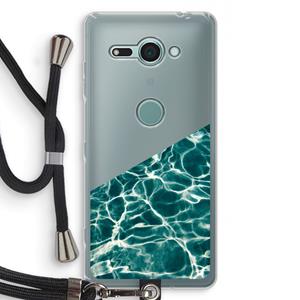 CaseCompany Weerkaatsing water: Sony Xperia XZ2 Compact Transparant Hoesje met koord