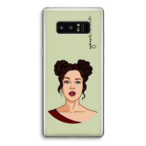 CaseCompany Pop-Art Creator: Samsung Galaxy Note 8 Transparant Hoesje