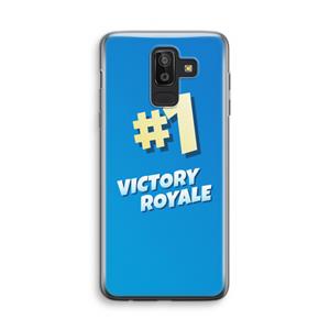 CaseCompany Victory Royale: Samsung Galaxy J8 (2018) Transparant Hoesje