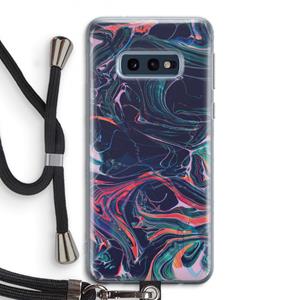 CaseCompany Light Years Beyond: Samsung Galaxy S10e Transparant Hoesje met koord