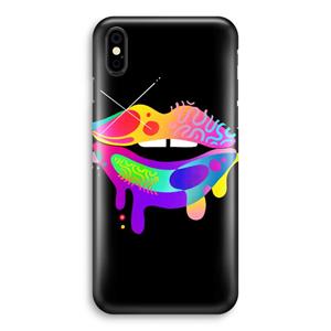CaseCompany Lip Palette: iPhone X Volledig Geprint Hoesje