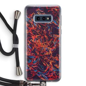 CaseCompany Lucifer: Samsung Galaxy S10e Transparant Hoesje met koord
