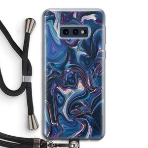 CaseCompany Mirrored Mirage: Samsung Galaxy S10e Transparant Hoesje met koord