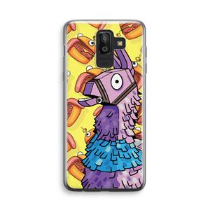 CaseCompany Loot Burger: Samsung Galaxy J8 (2018) Transparant Hoesje