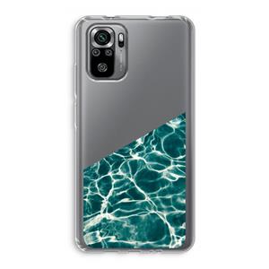CaseCompany Weerkaatsing water: Xiaomi Redmi Note 10S Transparant Hoesje