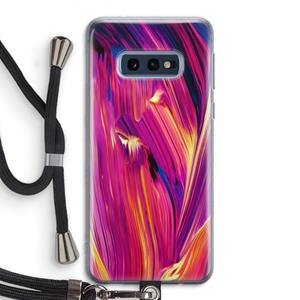 CaseCompany Phoenix: Samsung Galaxy S10e Transparant Hoesje met koord