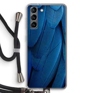 CaseCompany Pauw: Samsung Galaxy S21 Transparant Hoesje met koord