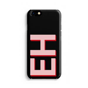CaseCompany Monogram: Volledig geprint iPhone SE 2020 Hoesje