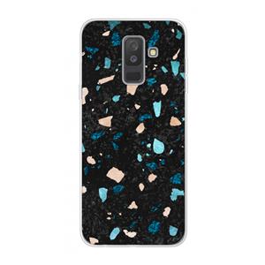 CaseCompany Terrazzo N°11: Samsung Galaxy A6 Plus (2018) Transparant Hoesje