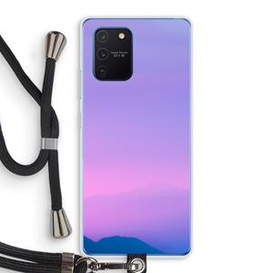 CaseCompany Sunset pastel: Samsung Galaxy Note 10 Lite Transparant Hoesje met koord